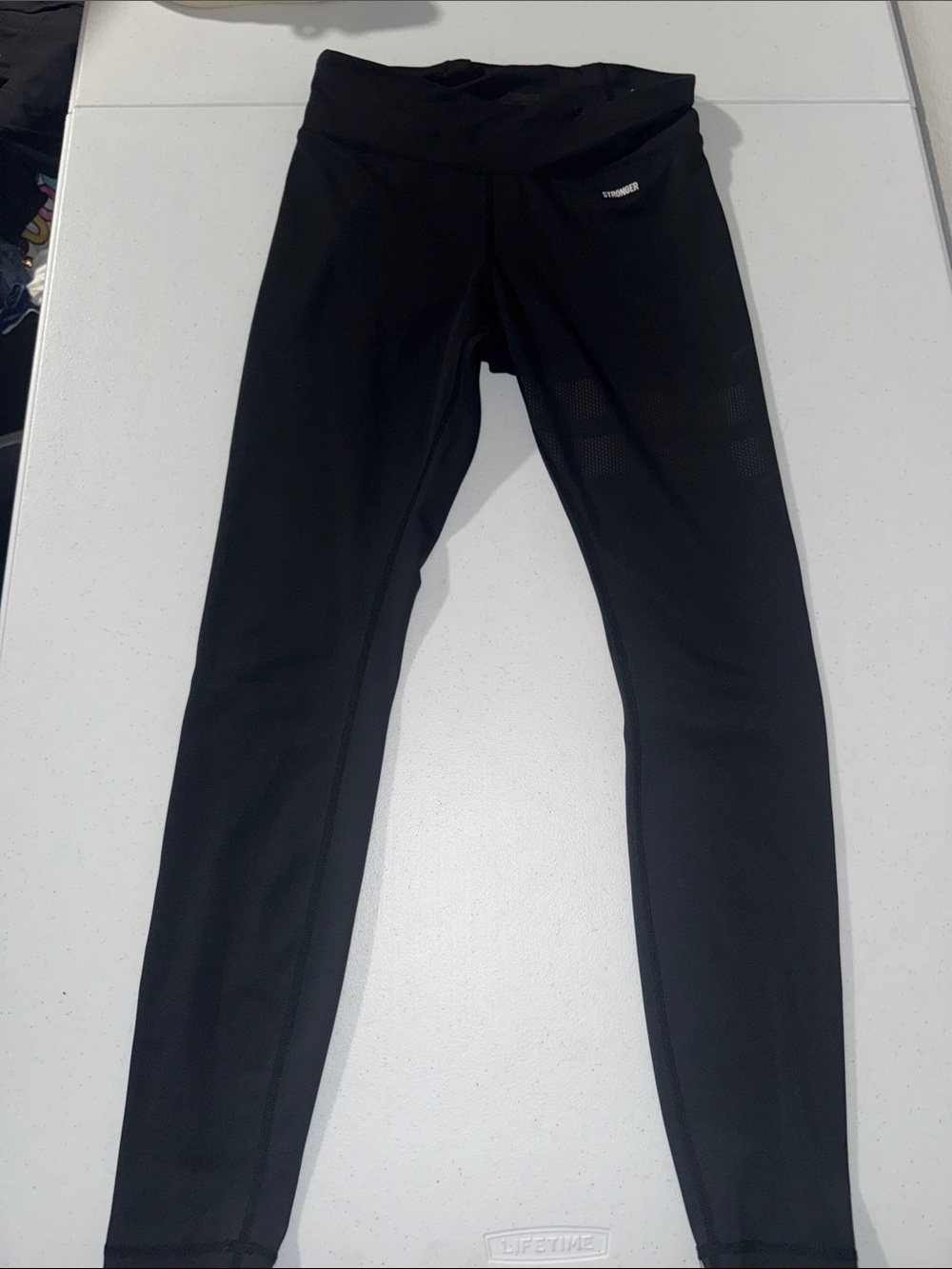 STRONGER Brand Black Athletic Leggings